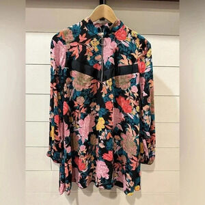 Zara TRF Collection Women Floral Print Mini Dress- Size Small